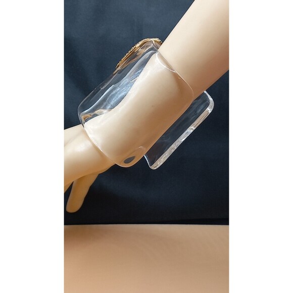 Alexis Bittar Spring/Summer 2013 Lucite Bracelet w/Golden Snake Statemen… - Picture 8 of 16